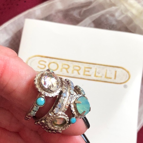 Sorrelli Blue and Silver Rings Collection - Picture 4 of 11